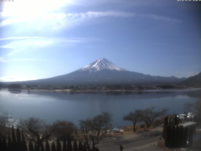 河口湖からの富士山