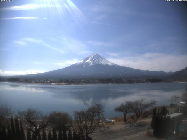 河口湖からの富士山