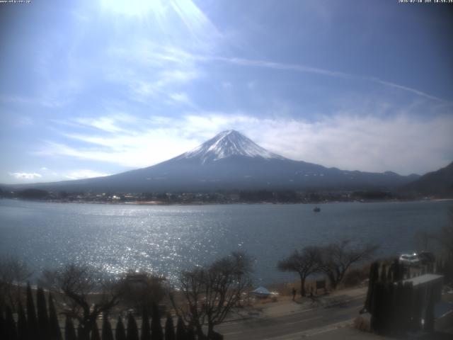 河口湖からの富士山
