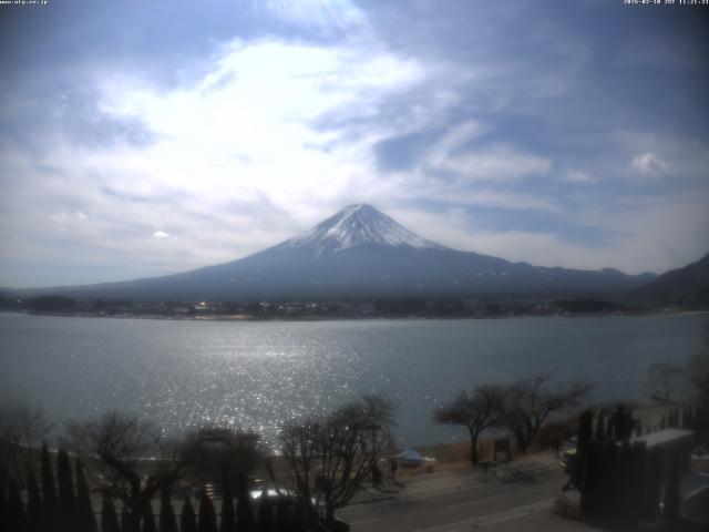 河口湖からの富士山