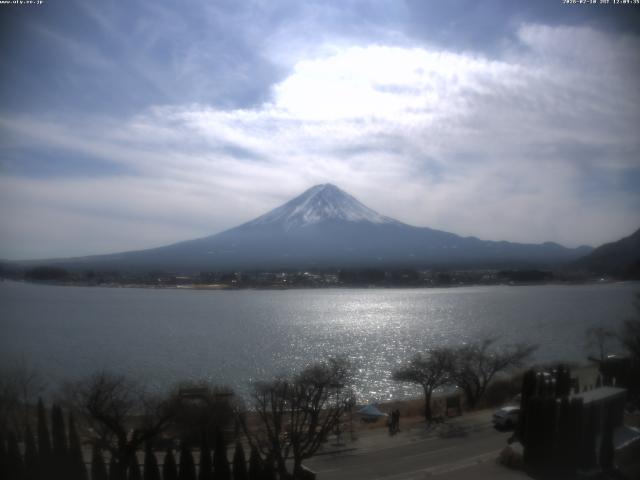 河口湖からの富士山