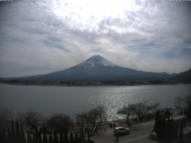 河口湖からの富士山