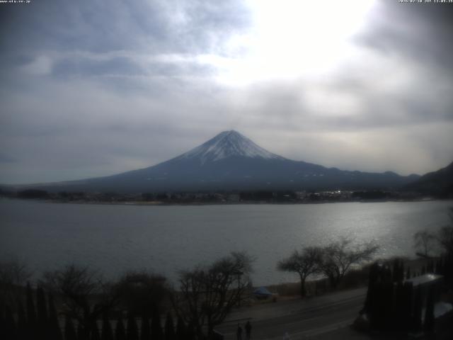 河口湖からの富士山