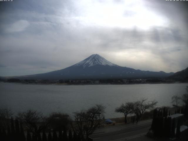 河口湖からの富士山