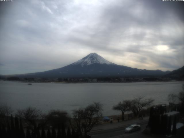 河口湖からの富士山