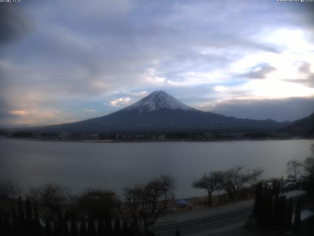 河口湖からの富士山