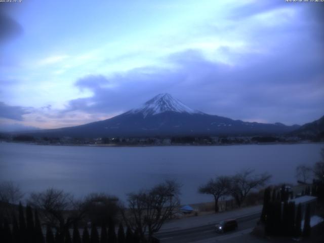 河口湖からの富士山