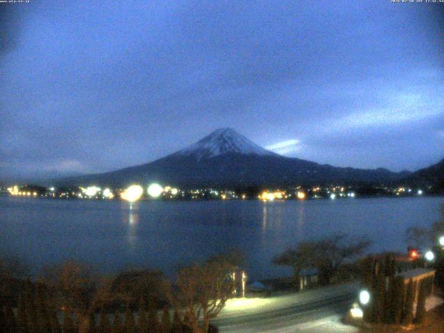 河口湖からの富士山