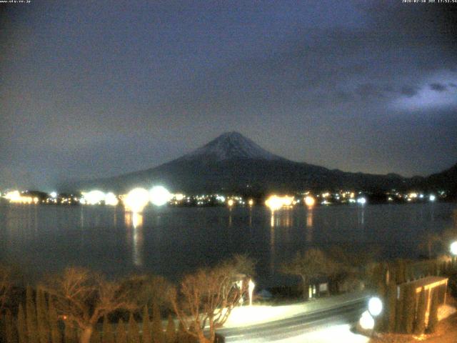 河口湖からの富士山
