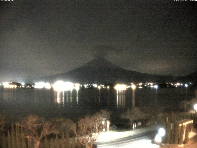 河口湖からの富士山
