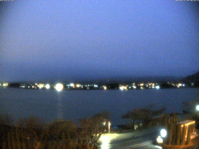 河口湖からの富士山