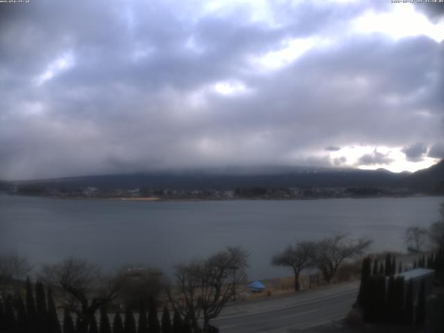 河口湖からの富士山
