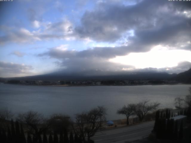 河口湖からの富士山