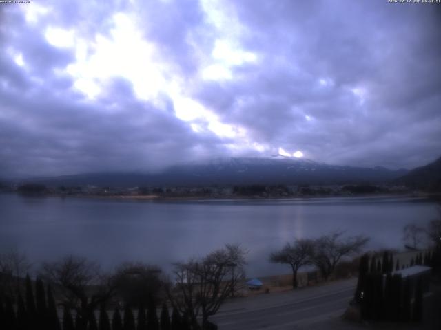 河口湖からの富士山