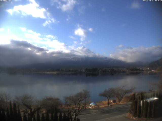 河口湖からの富士山