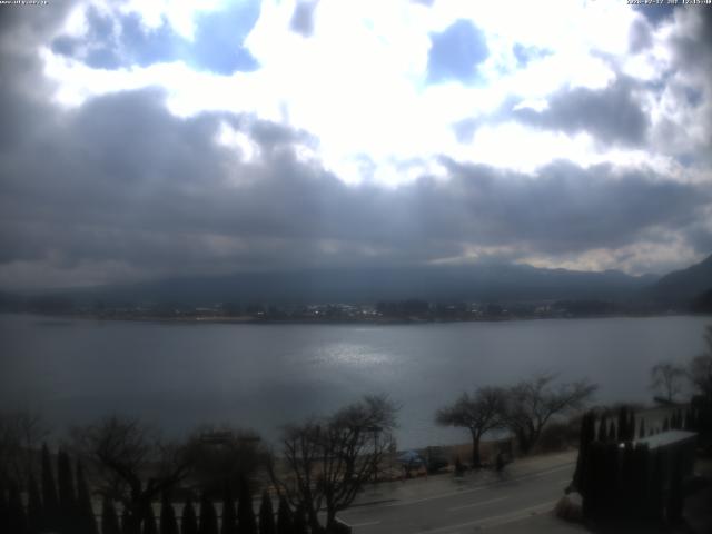 河口湖からの富士山