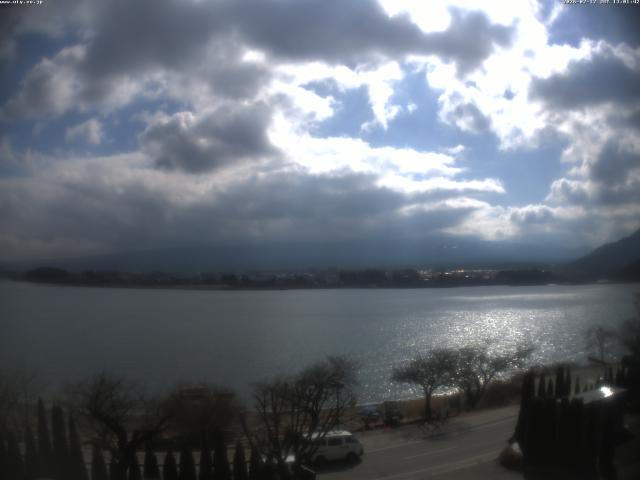 河口湖からの富士山