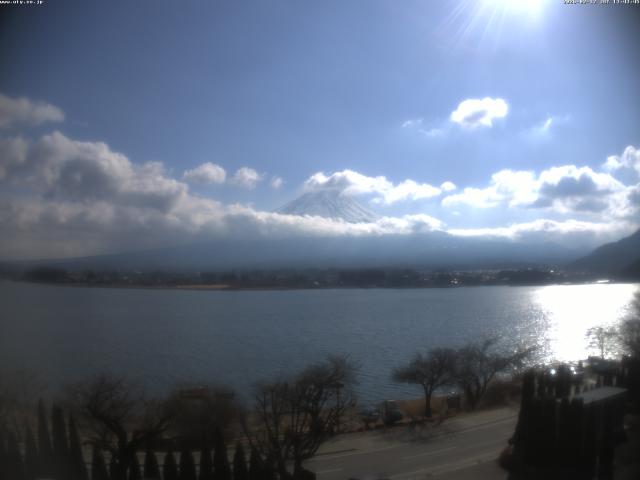 河口湖からの富士山