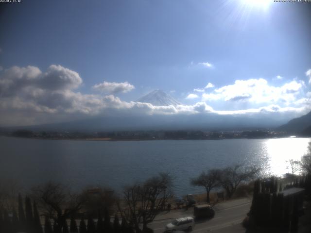 河口湖からの富士山