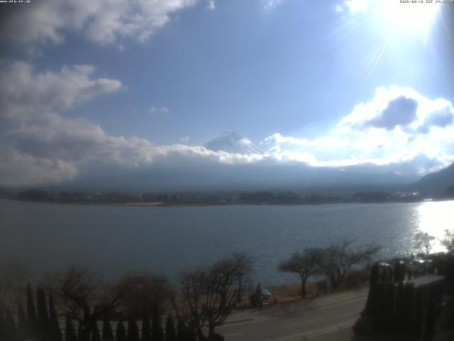 河口湖からの富士山