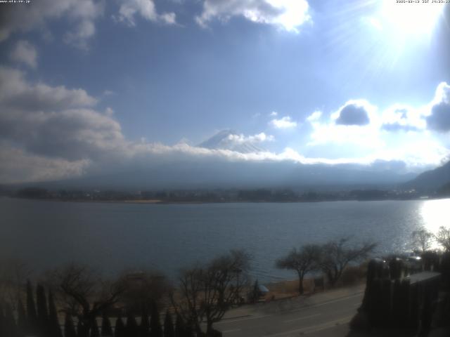 河口湖からの富士山