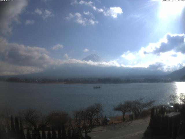 河口湖からの富士山