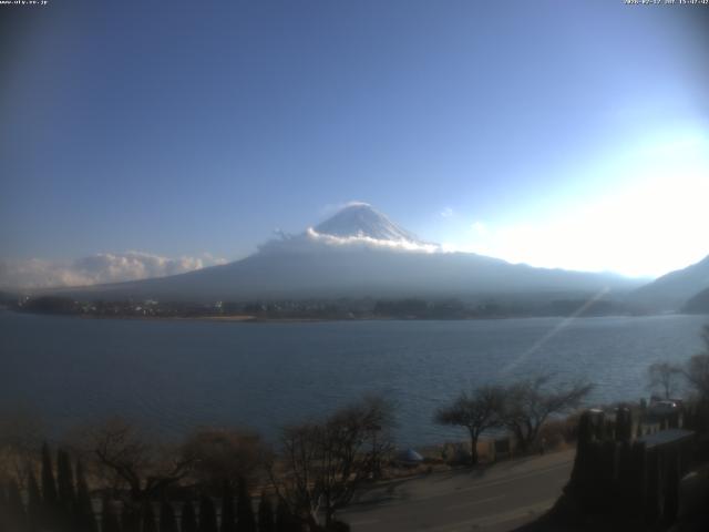 河口湖からの富士山