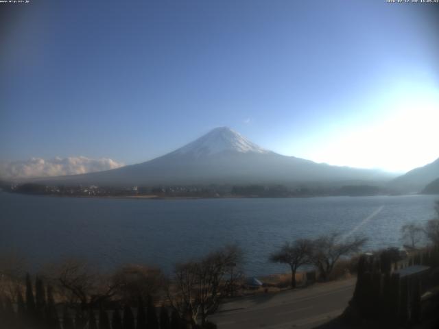 河口湖からの富士山