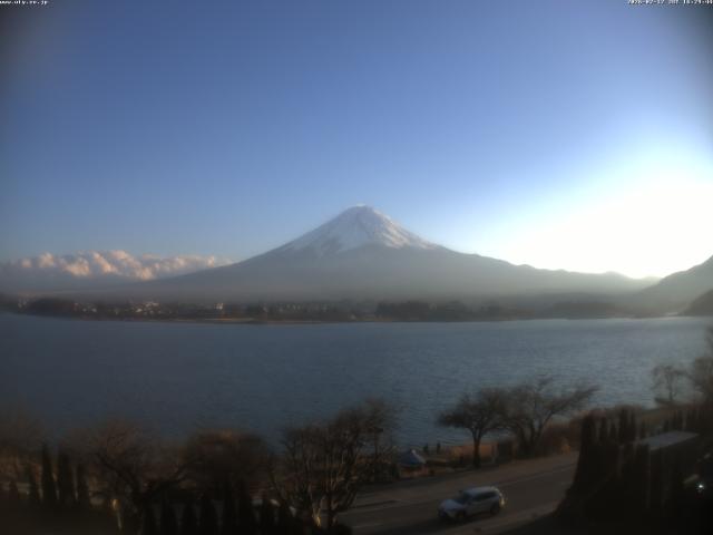 河口湖からの富士山