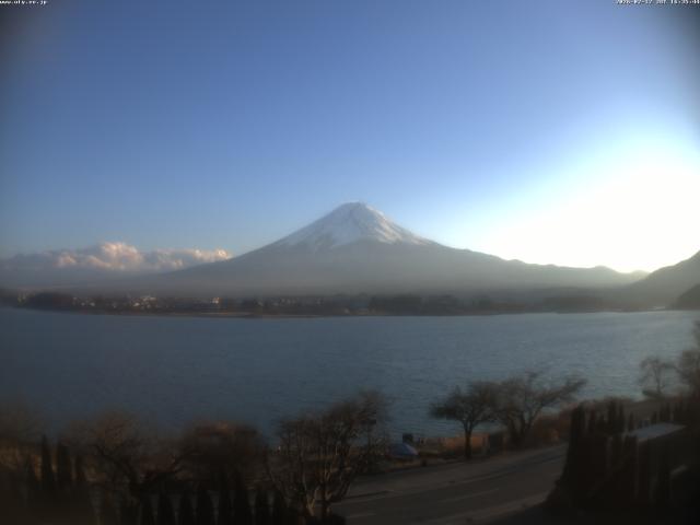 河口湖からの富士山