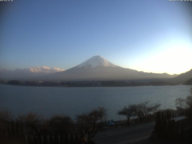 河口湖からの富士山