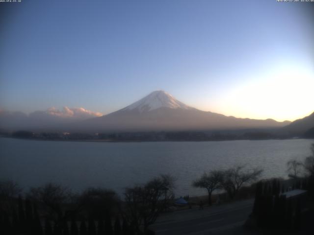 河口湖からの富士山