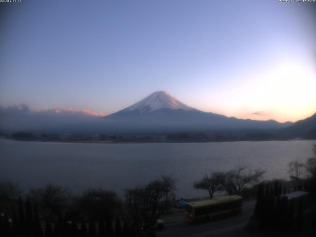 河口湖からの富士山