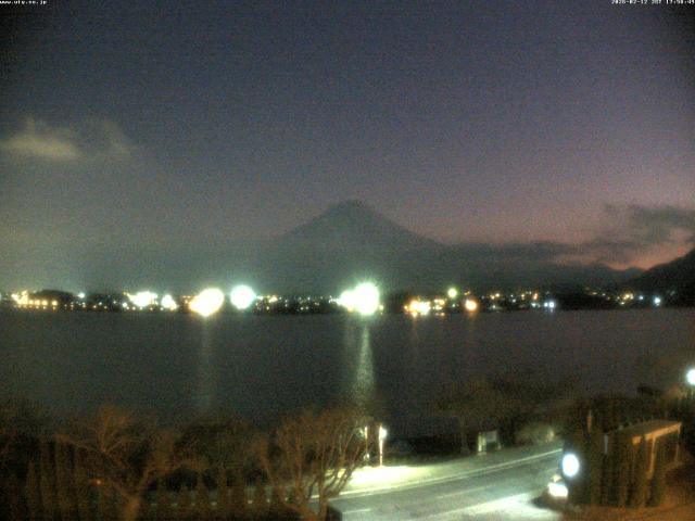 河口湖からの富士山