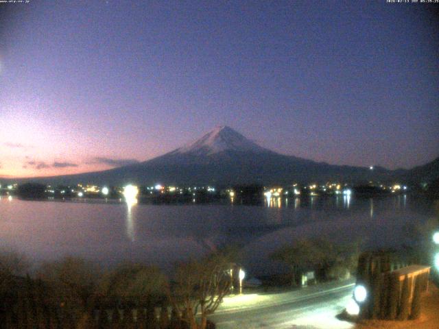 河口湖からの富士山