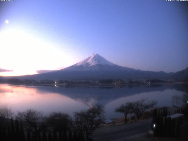 河口湖からの富士山