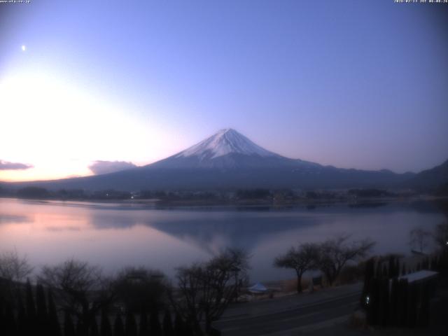 河口湖からの富士山