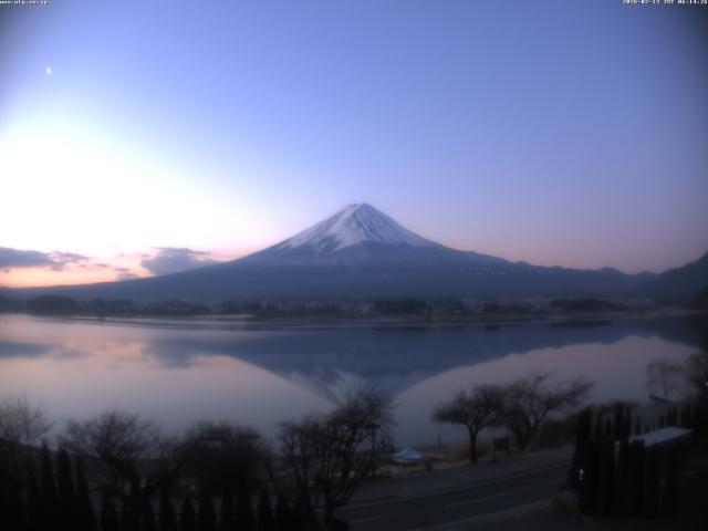 河口湖からの富士山