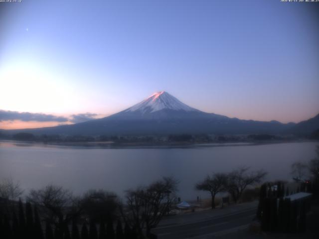 河口湖からの富士山
