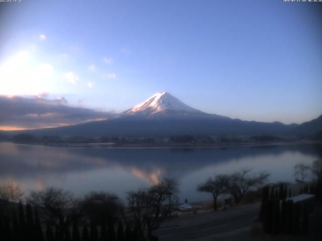 河口湖からの富士山