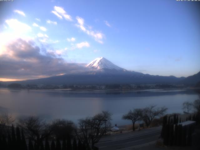 河口湖からの富士山