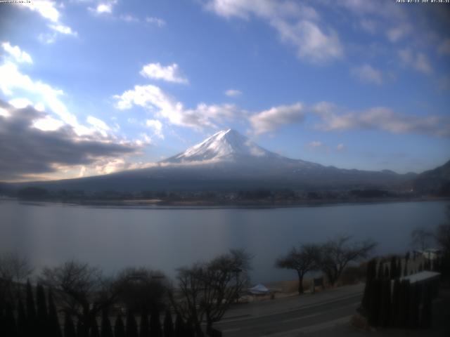 河口湖からの富士山