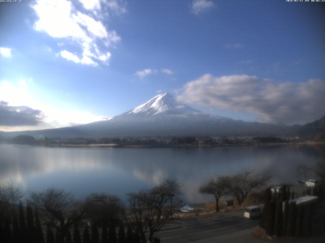 河口湖からの富士山