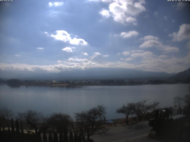 河口湖からの富士山