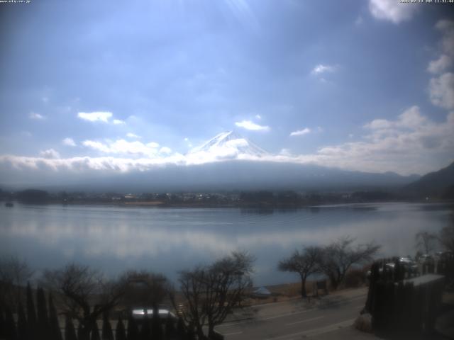 河口湖からの富士山