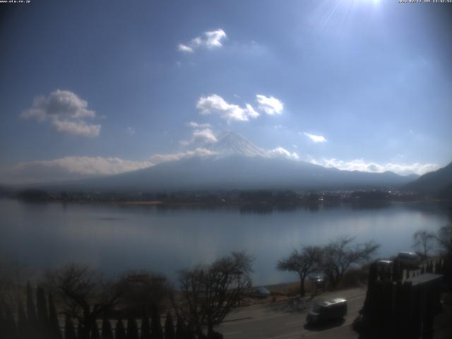 河口湖からの富士山