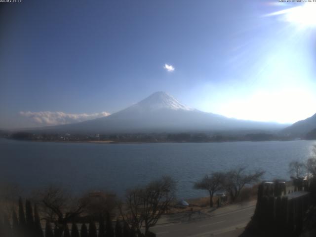 河口湖からの富士山