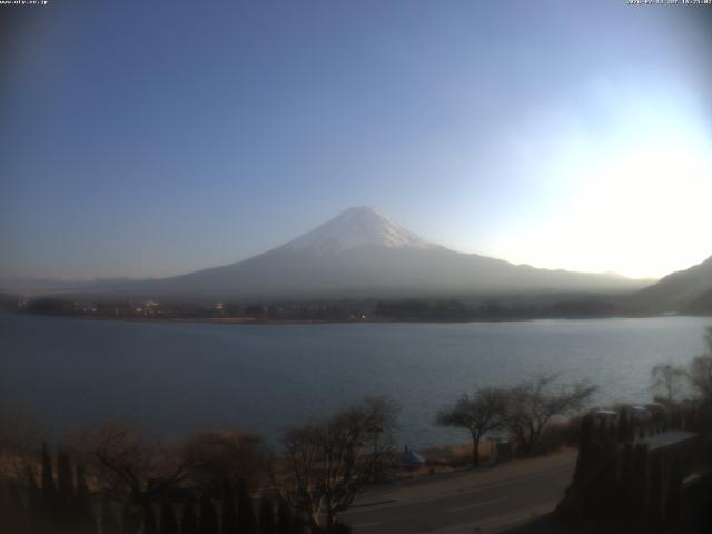 河口湖からの富士山