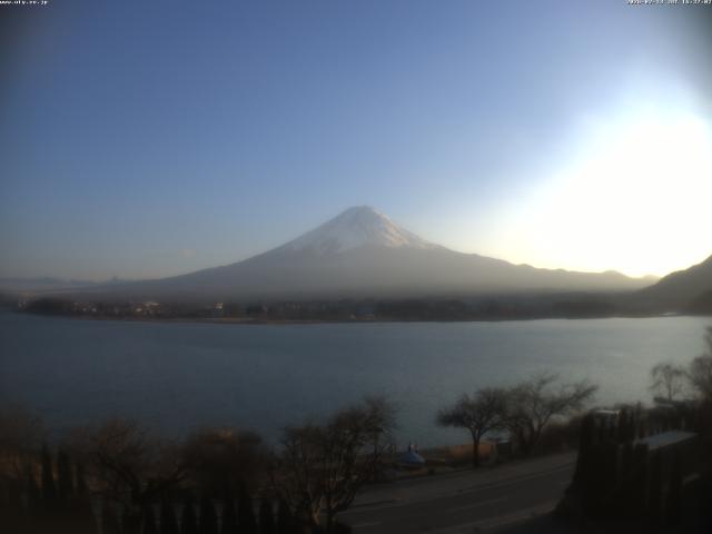 河口湖からの富士山