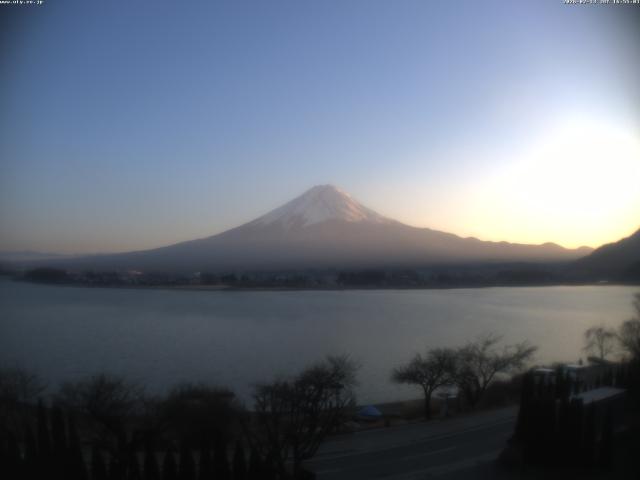 河口湖からの富士山